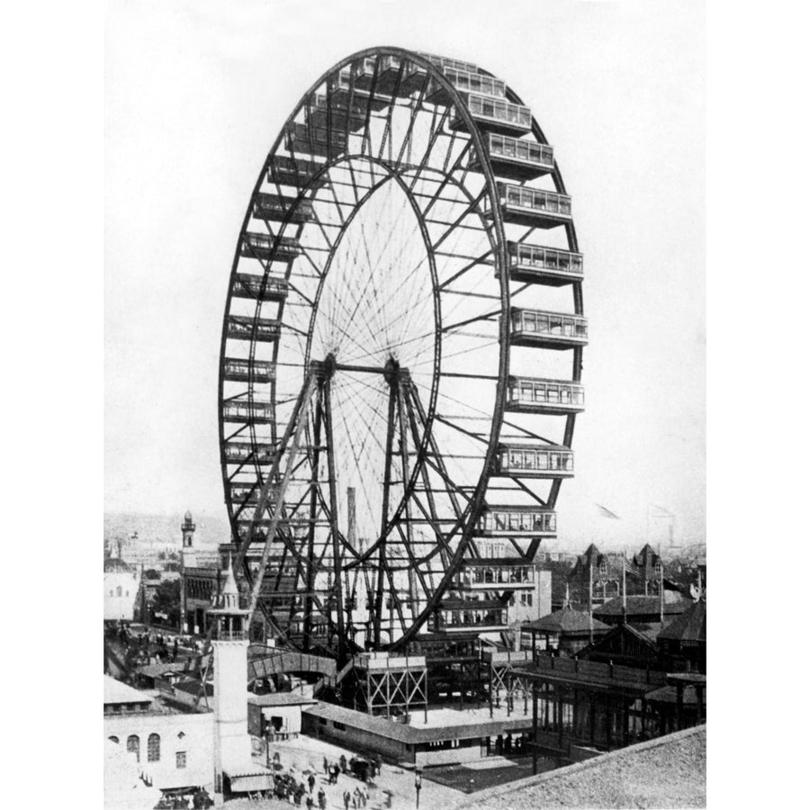 The Giant Ferris Wheel At The Chicago WorldS Fair In 1893 History (18 Image 1