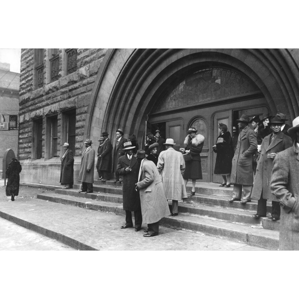 In Front Of Pilgrim Baptist Church On Easter Sunday History Image 1