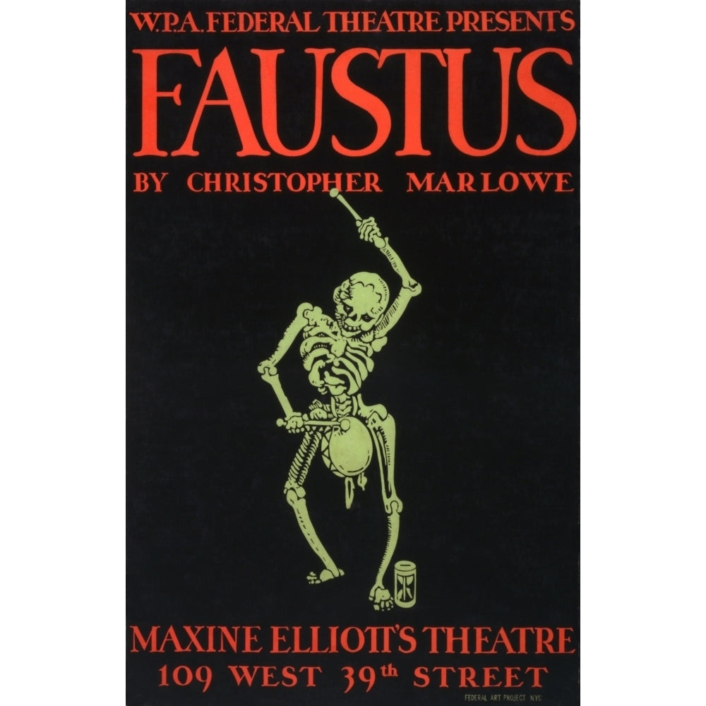 Poster For Faustus History Image 2