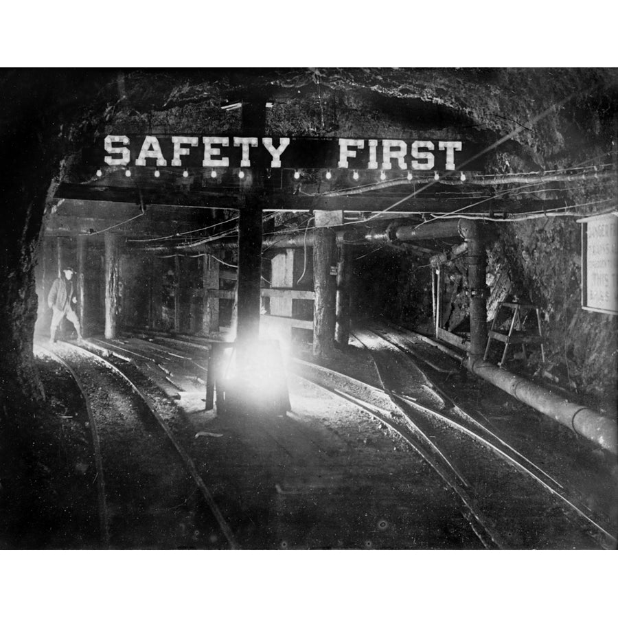 Safety Sign In A Coal Mine History Image 1