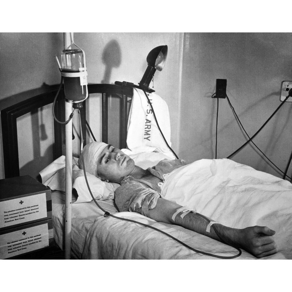 Blood Transfusion. First Lieutenant Landis D. Morris History Image 2