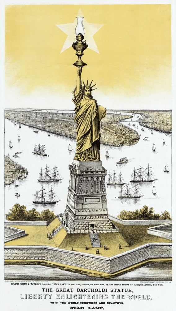 Statue Of Liberty. The Great Bartholdi Statue History Image 1