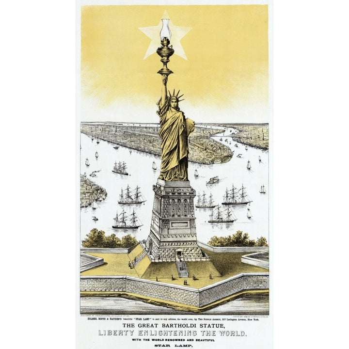 Statue Of Liberty. The Great Bartholdi Statue History Image 2