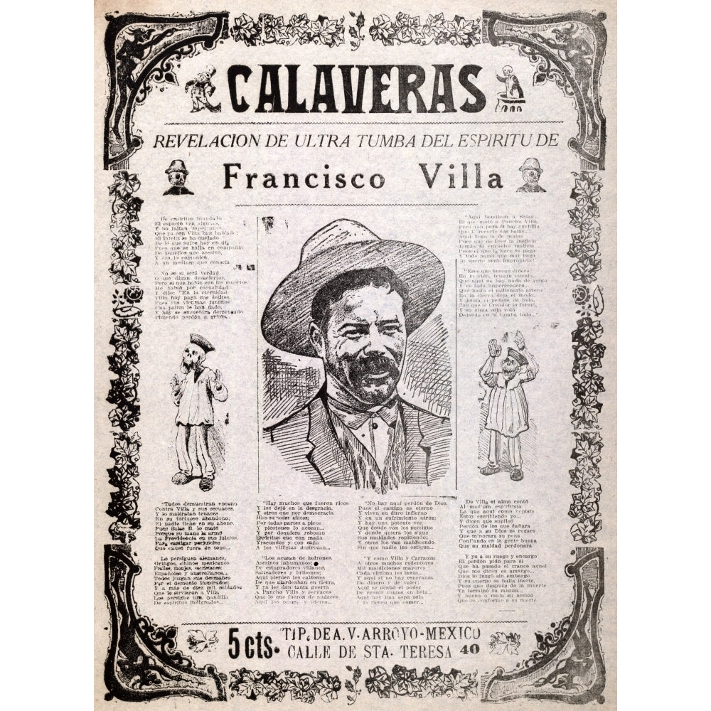 Pancho Villa. Calaveras History Image 2