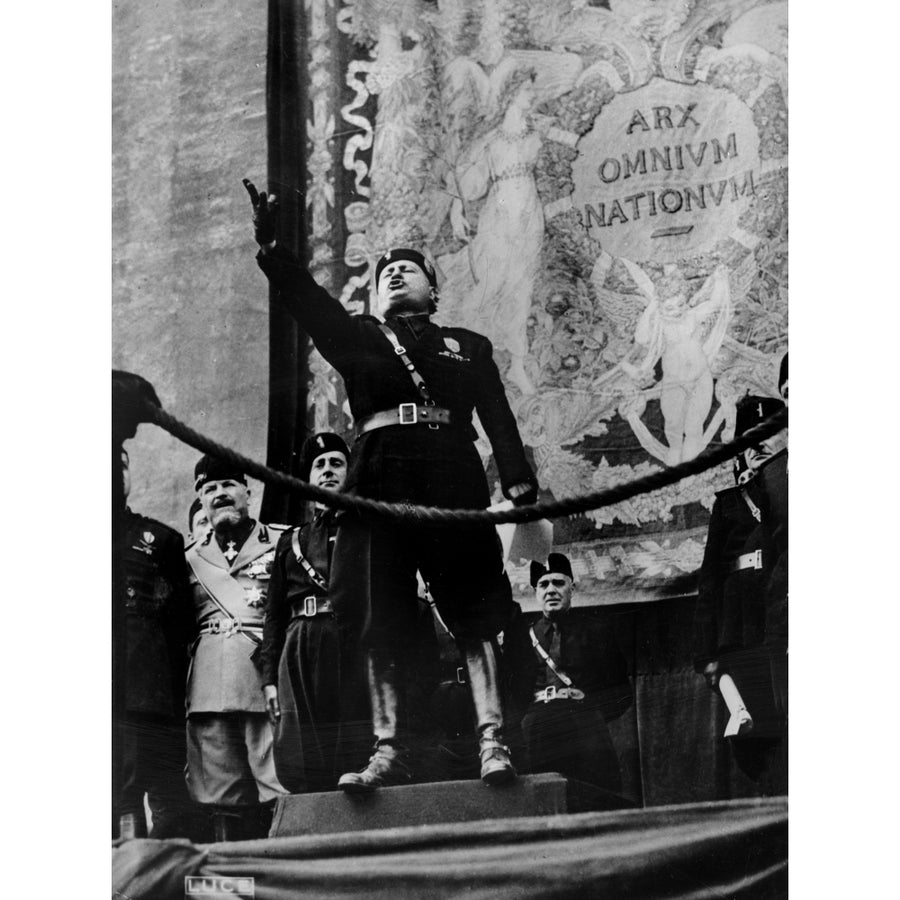 Italian Fascist Leader Benito Mussolini History Image 1