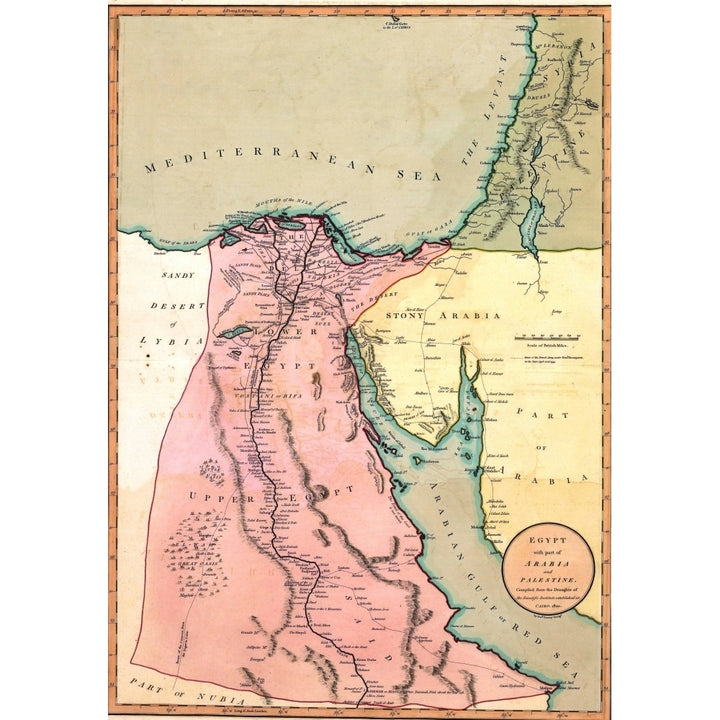 1803 Map Of Egypt History Image 1