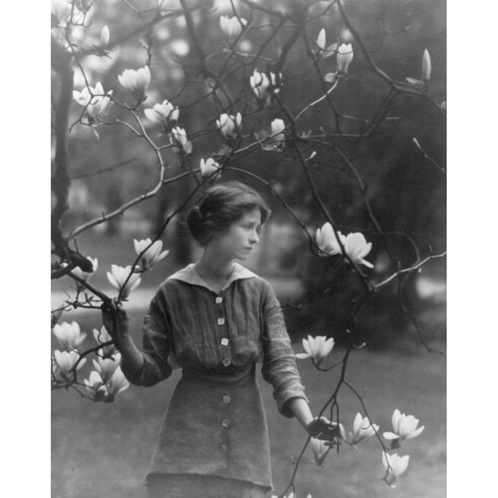 Edna St. Vincent Millay American Poet. 1914 Portrait By Arnold Genthe. History Image 1