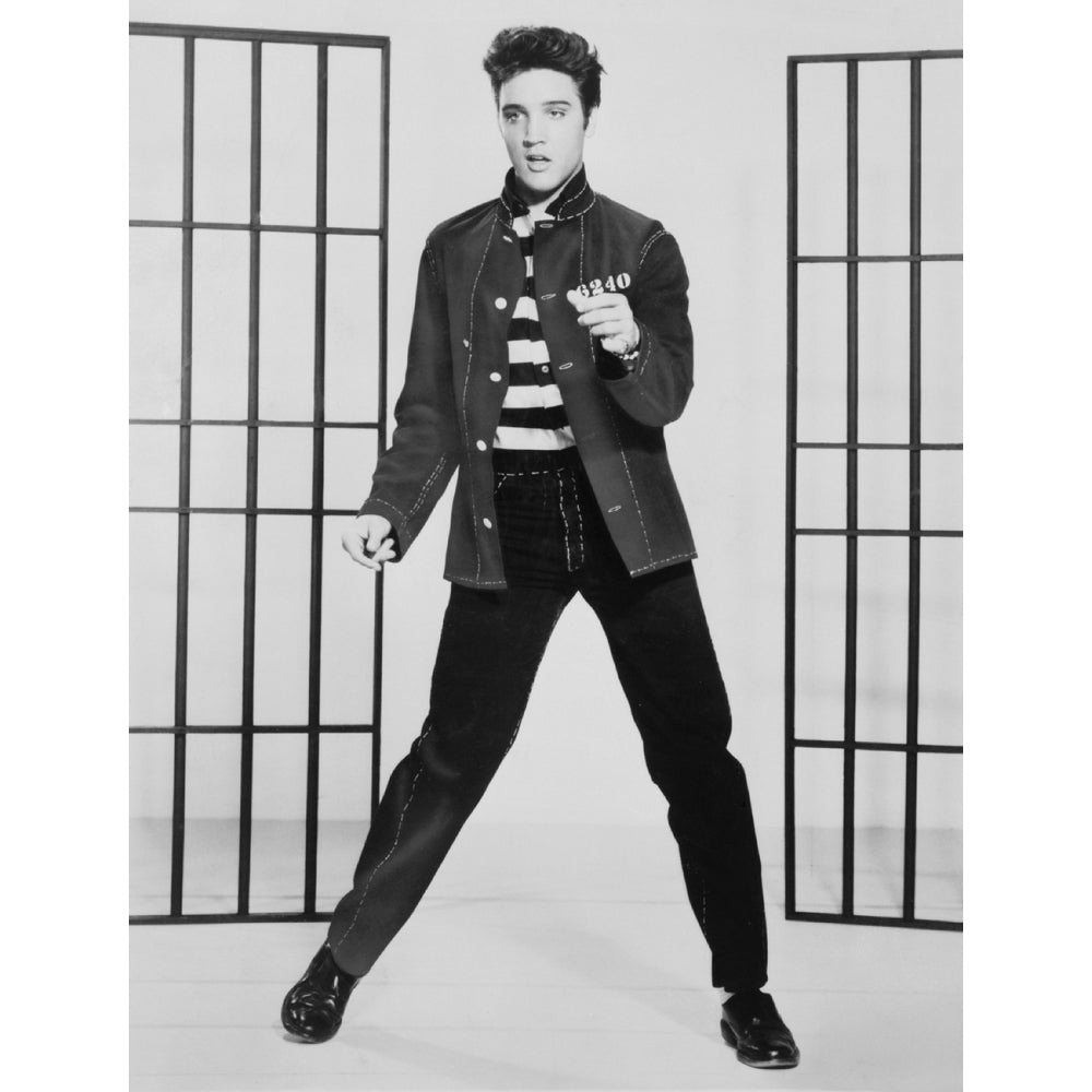 Elvis Presley Publicity Still From Jailhouse Rock. 1957.. For Editorial Use Only Poster Print Image 1