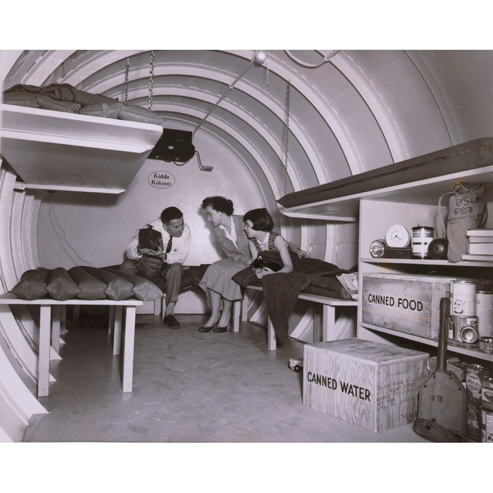 Interior Of An Underground Atomic Fallout Shelter On Long Island History Image 2