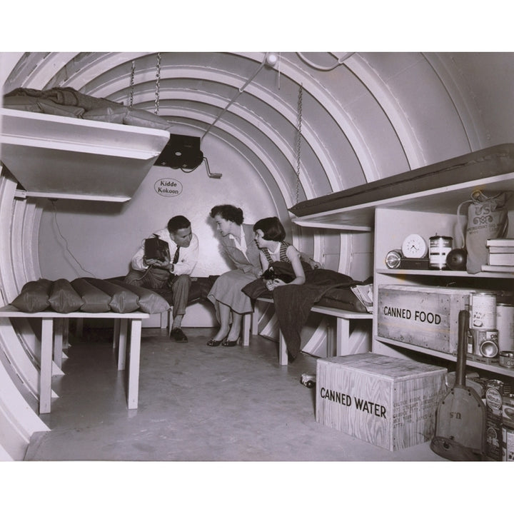 Interior Of An Underground Atomic Fallout Shelter On Long Island History Image 1