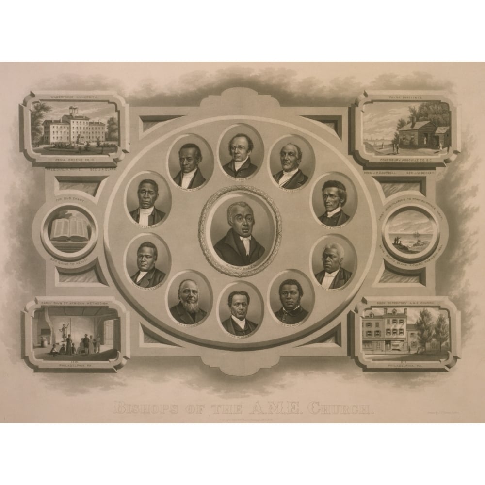 Richard Allen And Other African Methodist Episcopal Bishops History Image 1