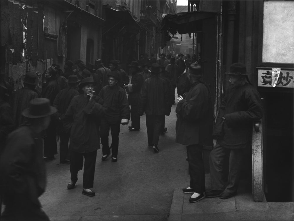 Street Of The Gamblers . Chinese Immigrants In San Francisco. From Arnold GentheS Chinatown Series. 1898. Image 1