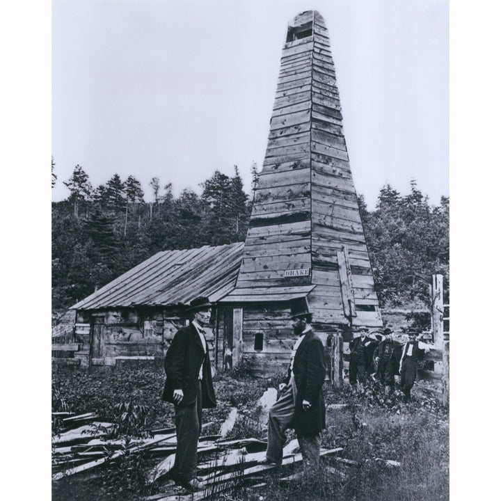 The Original 1859 Drake Oil Well In Titusville History Image 2