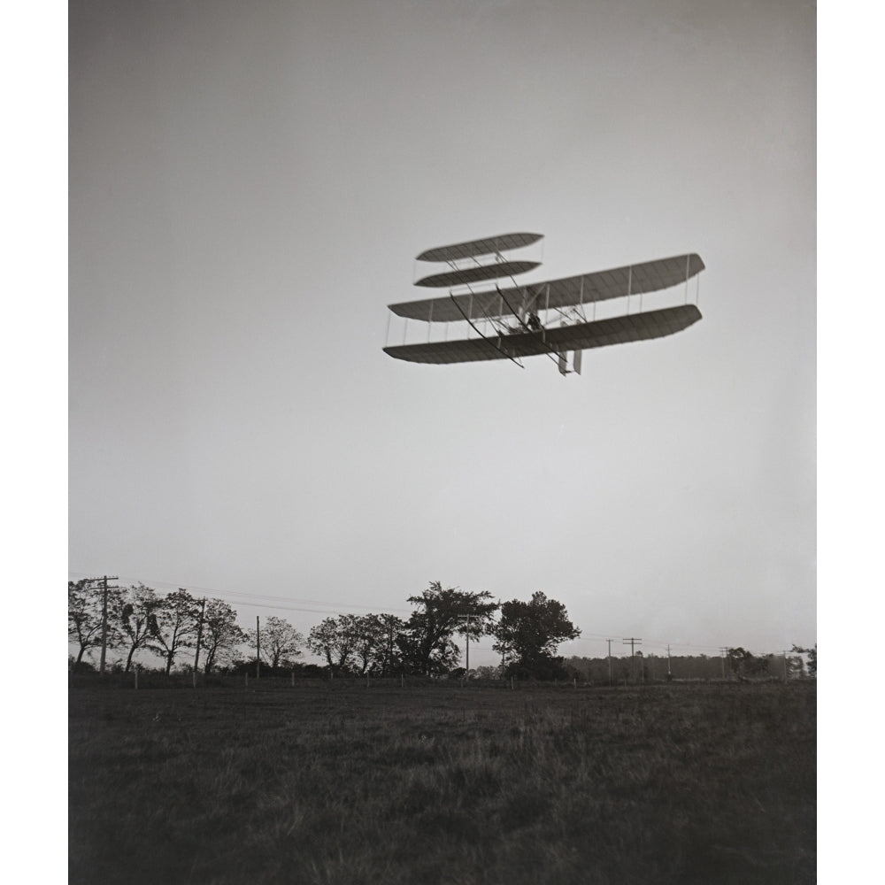 Orville Wright 1871-1948 Flying On October 4 1905 At Huffman Prairie Dayton Ohio. Lc-Dig-Ppprs-00658 History Image 2