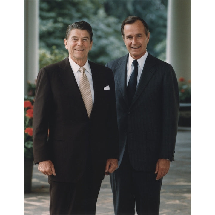 Official Portrait Of President Reagan And Vice-President Bush. July 16 1981. Po-Usp-Reagan-BushNa-12-0070M History Image 2