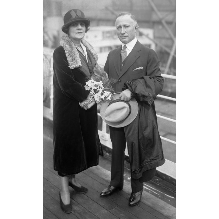 Adolph Zukor 1873-1976 Entertainment Entrepreneur Who Founded Of Paramount Pictures With His Wife Lottie. Ca. 1920. Image 2