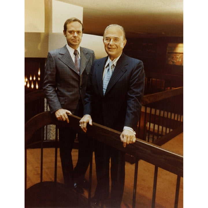 Fred Turner B. 1933 And Ray Kroc 1902-1984 The Executive Leaders Of McdonaldS Corporation Ca. 1970S. McdonaldS Corp. Image 1