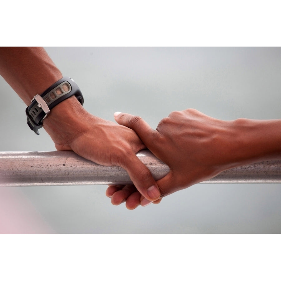 Hands Of President Obama And Michelle Touching On The Rail On The Boat As They Toured St. Andrews Bay Panama City Beach Image 1