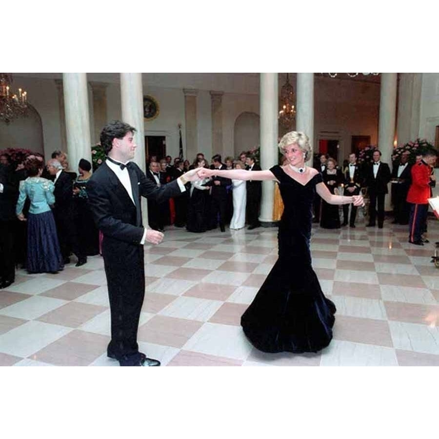 Princess Diana Dancing With John Travolta At The White House. Nov. 9 1985. History Image 1