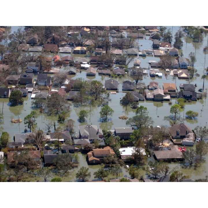 Orleans Under Water After The Levees Broke In The Wake Of Hurricane Katrina. Aug.-Sept. 2005. History Image 1