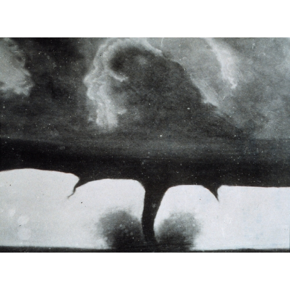 Oldest Known Photograph Of A Tornado Taken In South Dakota 22 Miles Southwest Of Howard On August 28 1884. History Image 2