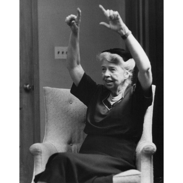 Eleanor Roosevelt At Cold Spring Institute For Gerontology. 1955. History Image 2