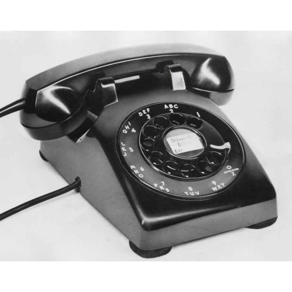 Western Electric Model 500 Rotary Dial Telephone Made In The 1950S. It Remained The Bell SystemS Standard Model Until Image 2