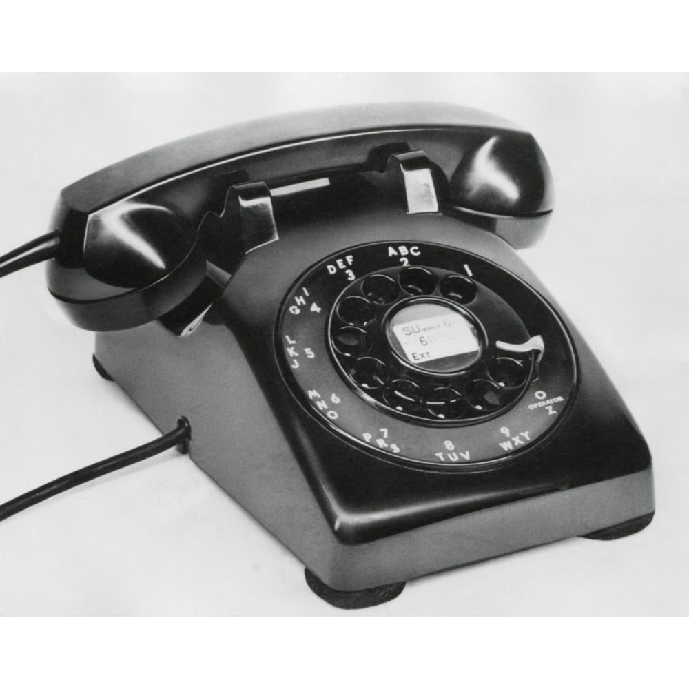 Western Electric Model 500 Rotary Dial Telephone Made In The 1950S. It Remained The Bell SystemS Standard Model Until Image 1