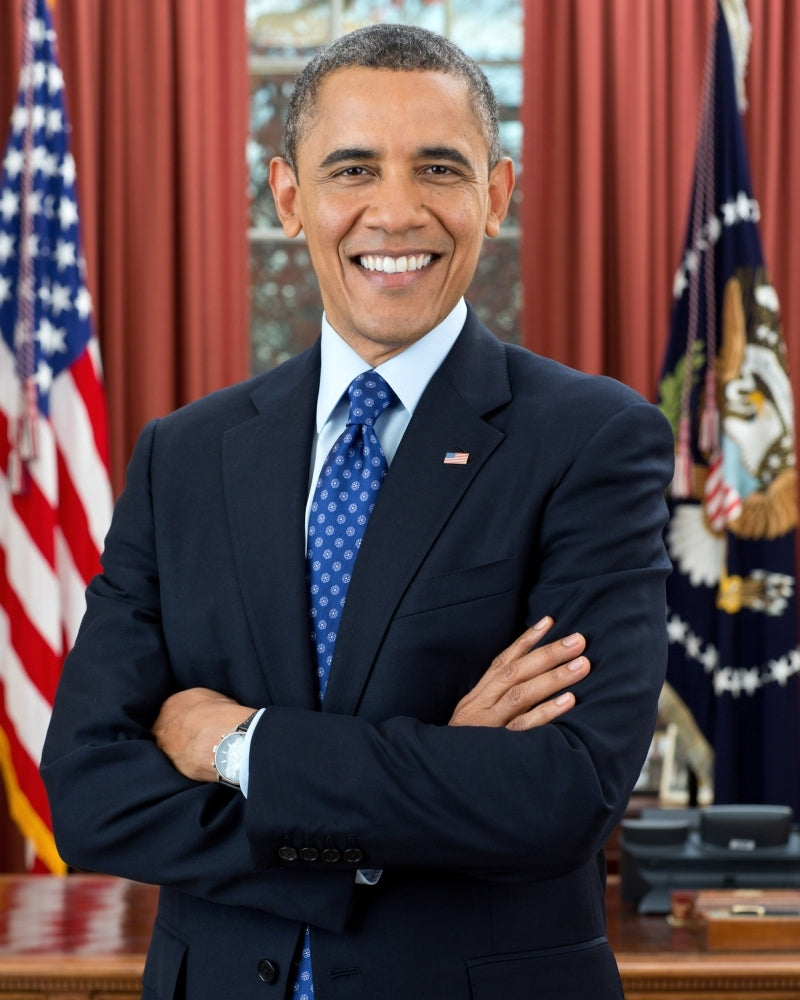 President Barack ObamaS Official Second Term Portrait. White House History Image 1