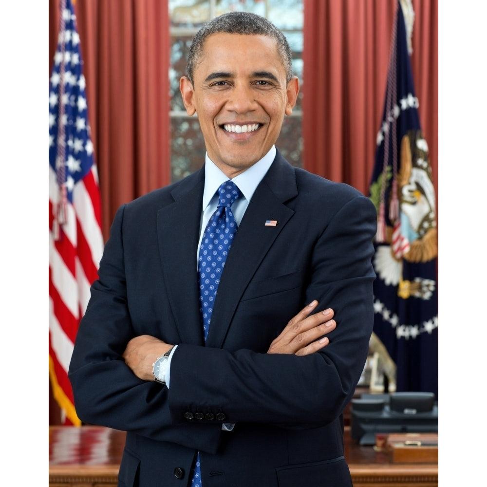 President Barack ObamaS Official Second Term Portrait. White House History Image 2