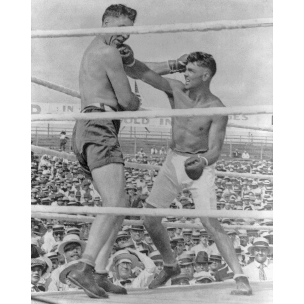 The Knockout Blow In The Jack Dempsey-Jess Willard Fight History Image 1