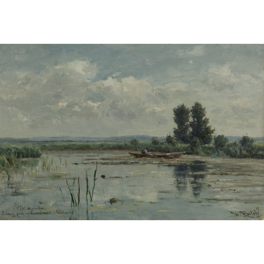 Lake Near Loosdrecht Poster Print Image 1