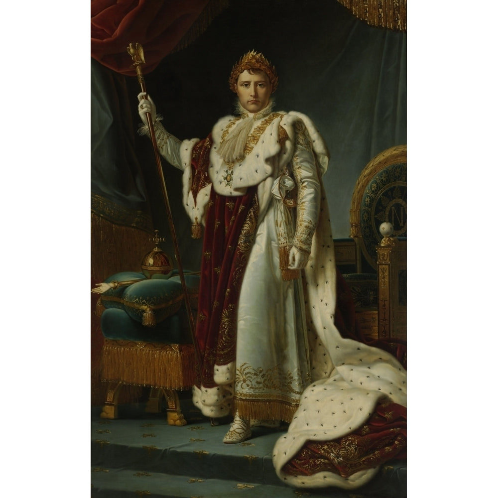 Portrait Of Emperor Napoleon I Poster Print Image 1