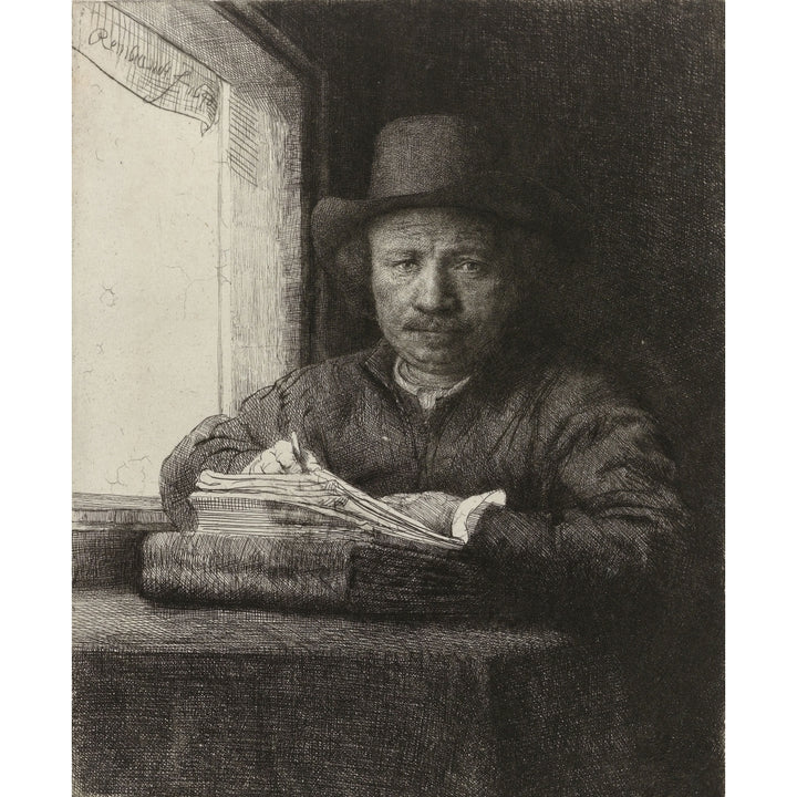 Self-Portrait Of Rembrandt Poster Print Image 2