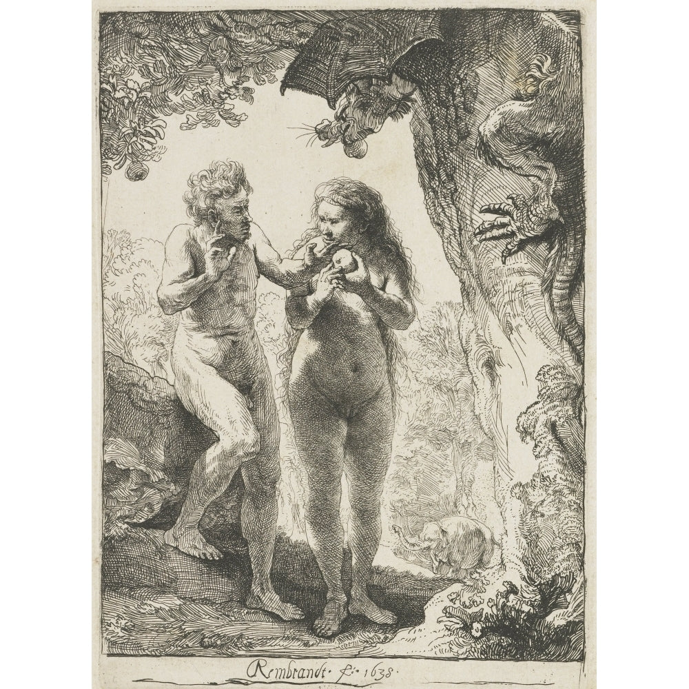 Adam And Eve Poster Print Image 1