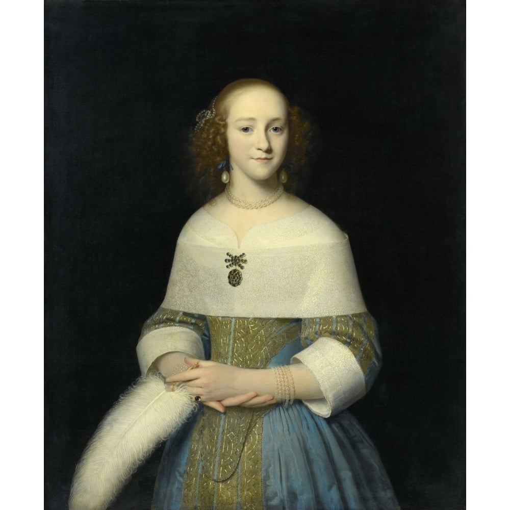 Portrait Of A Young Lady Poster Print Image 1