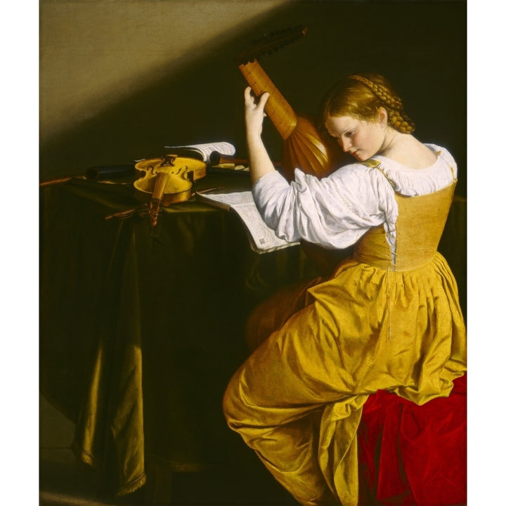 The Lute Player Poster Print Image 1