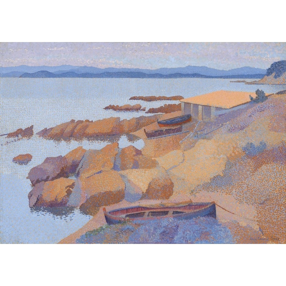 Coast Near Antibes Poster Print Image 1