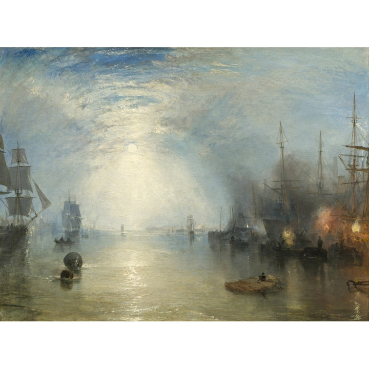 Keelmen Heaving In Coals By Moonlight Poster Print Image 1