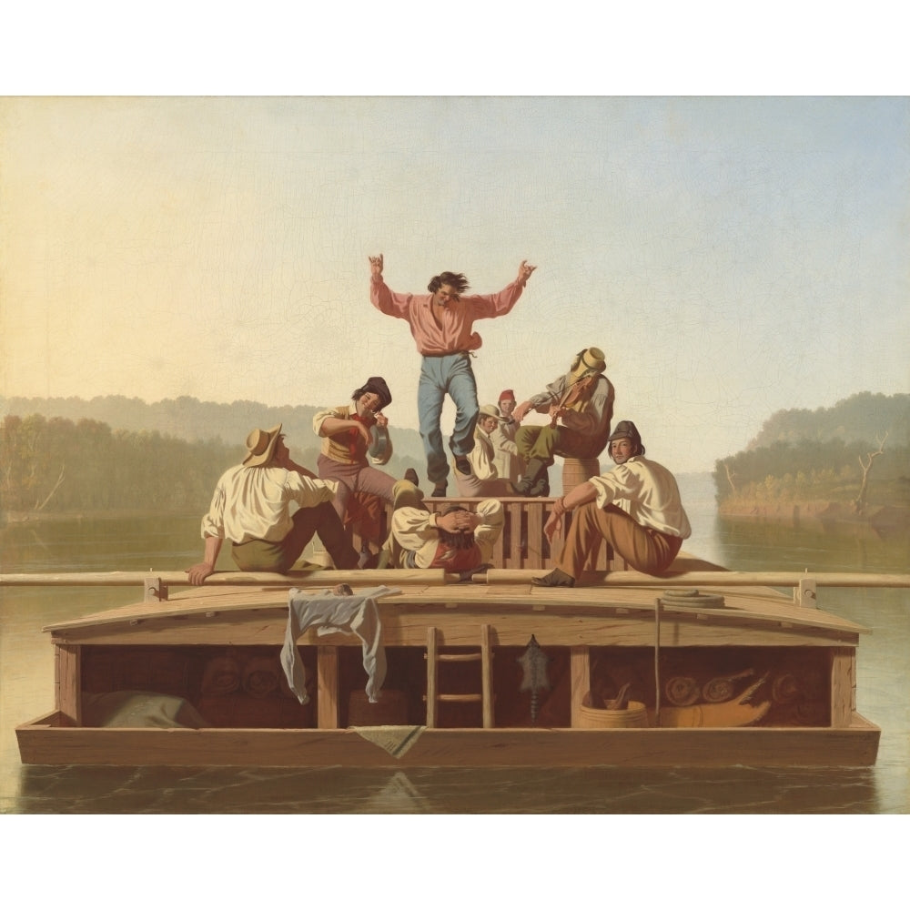 The Jolly Flatboatmen Poster Print Image 1