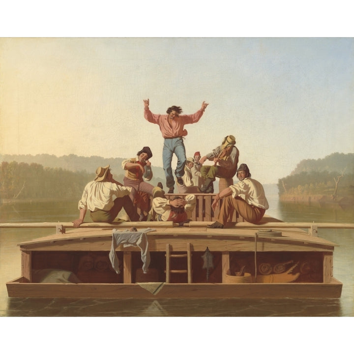 The Jolly Flatboatmen Poster Print Image 1