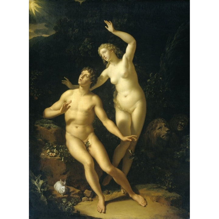 God Holds Adam And Eve Responsible Poster Print Image 1