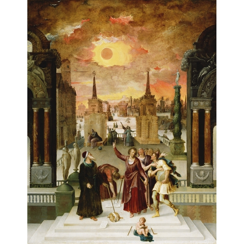 Pseudo-Dionysius The Areopagite Converting The Pagan Philosophers Poster Print Image 2