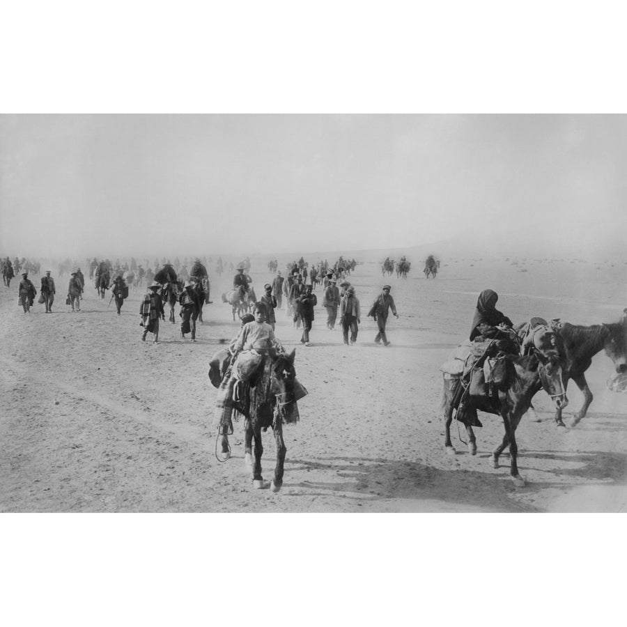 Mexican Revolution Refugees Fleeing Villas Forces After The Battle Of Ojinaga History Image 1