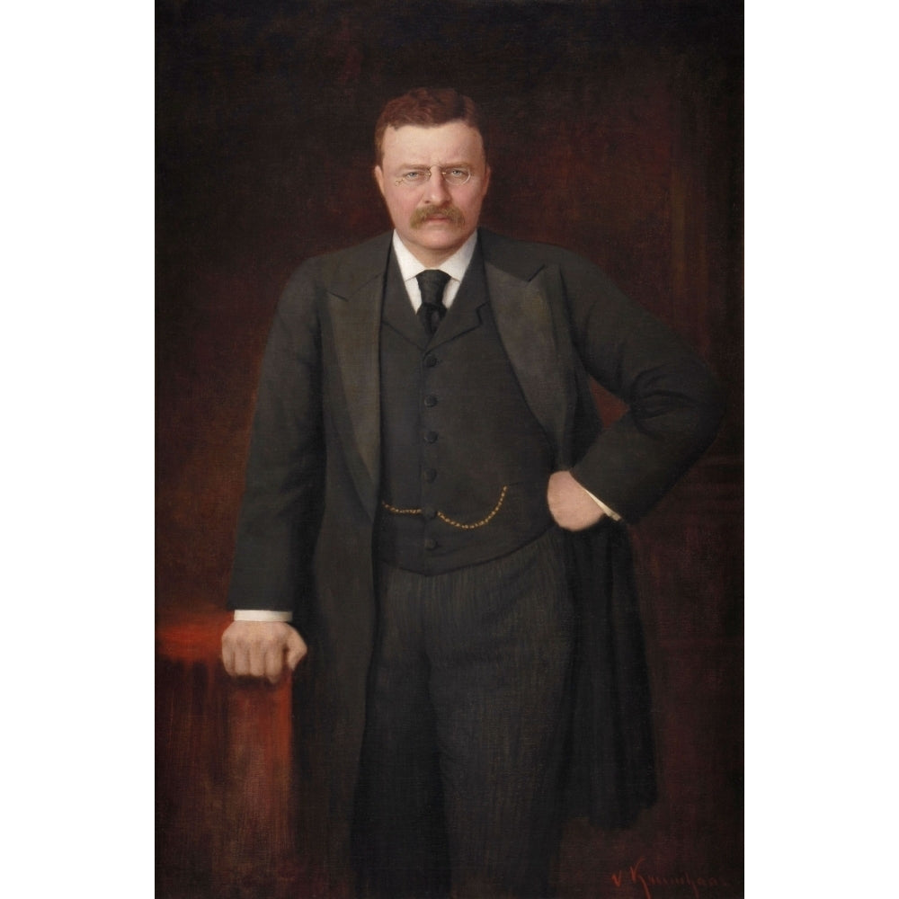 Theodore Roosevelts Official Portrait As Governor Of York State History Image 2