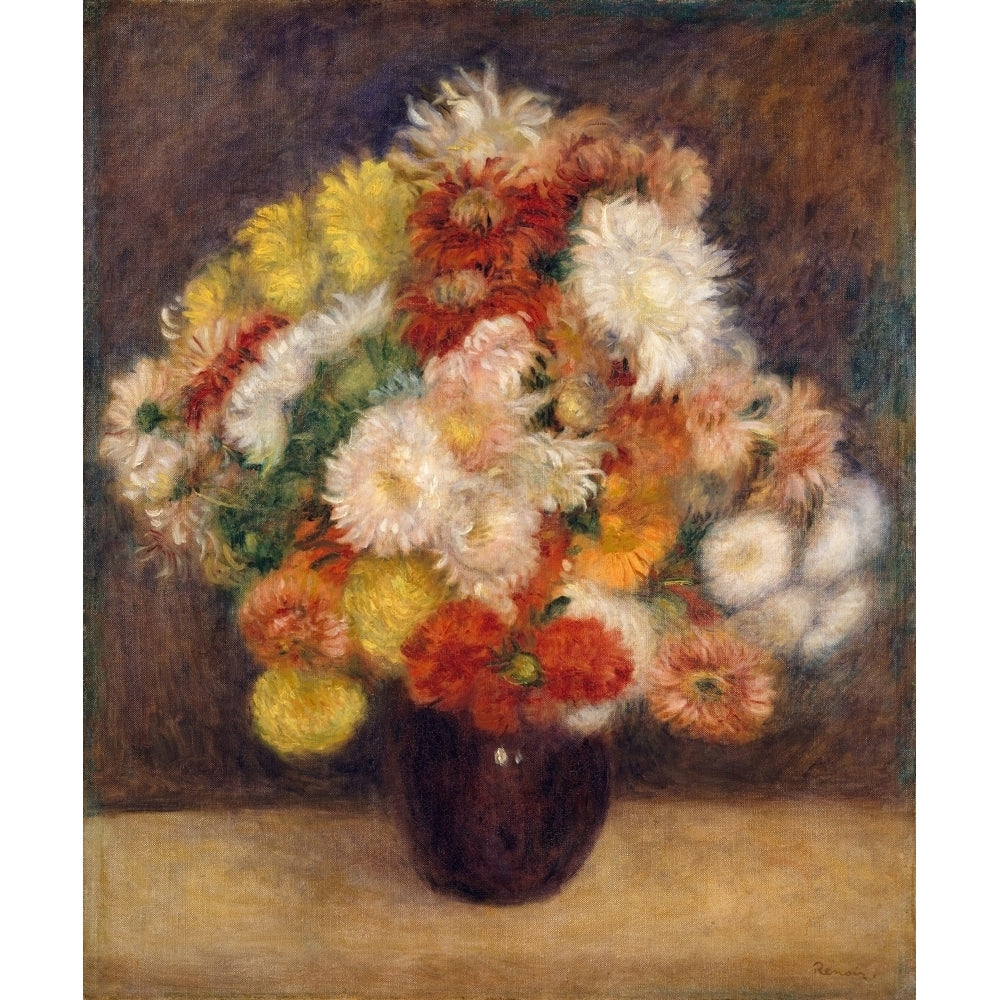 Bouquet Of Chrysanthemums Fine Art Image 2