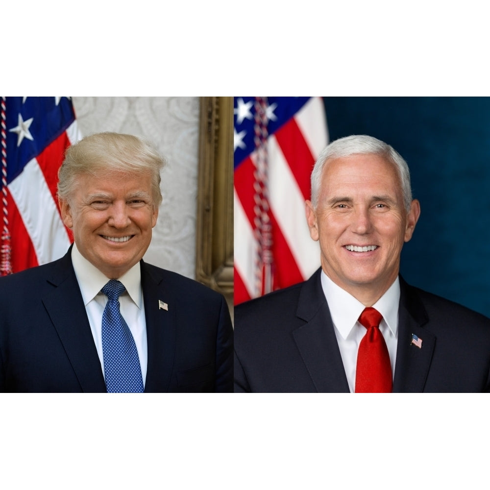 Official Photos Of President Donald Trump And Vp Mike Pence History Image 2