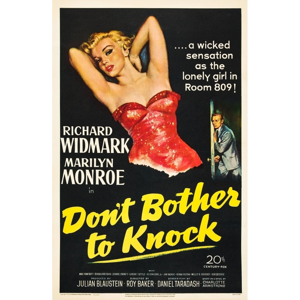 DonT Bother To Knock Movie Poster Masterprint Image 1