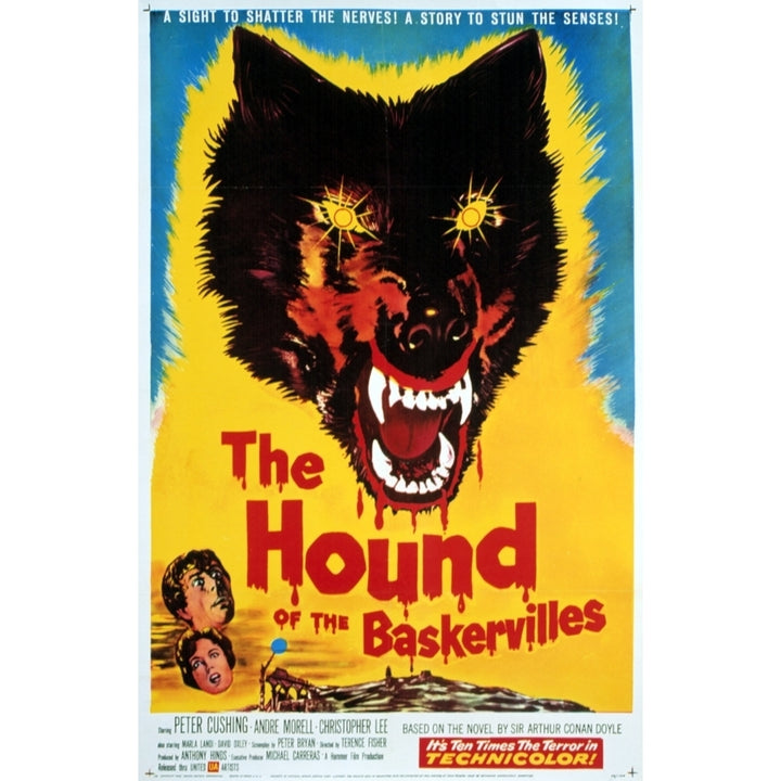 The Hound Of The Baskervilles Hammer Productions 1959 Movie Poster Masterprint Image 2