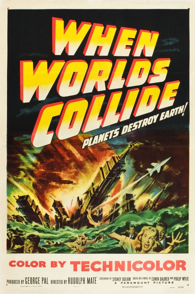 When Worlds Collide Poster Art 1951. Movie Poster Masterprint Image 1